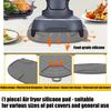 Multi Purpose Silicone Air Fryers Accessory Heat Resistant Foods Grade Pad For Baking Trays Lids