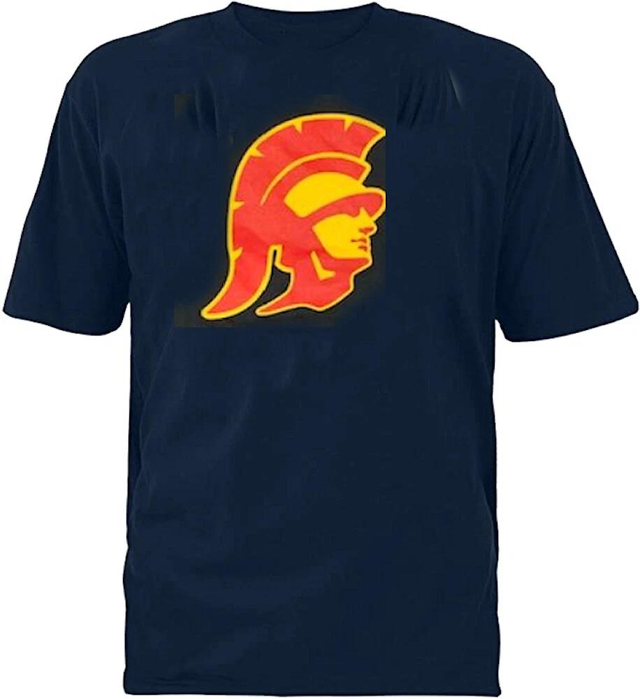 USC Trojans Men s Black Trojan Head Short Sleeve T shirt (Medium) M