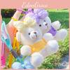 Bear Plush Bow Toy Cartoon Animal Doll Keychain Backpack Pendant Gift Holiday