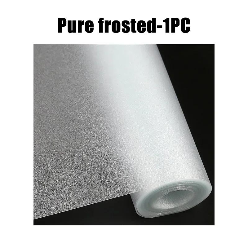 

Window Privacy Film Frosted Glass Window Film Static Cling UV Blocking Removable Window Clings Opaque Window Coverings for Home 20x200cm