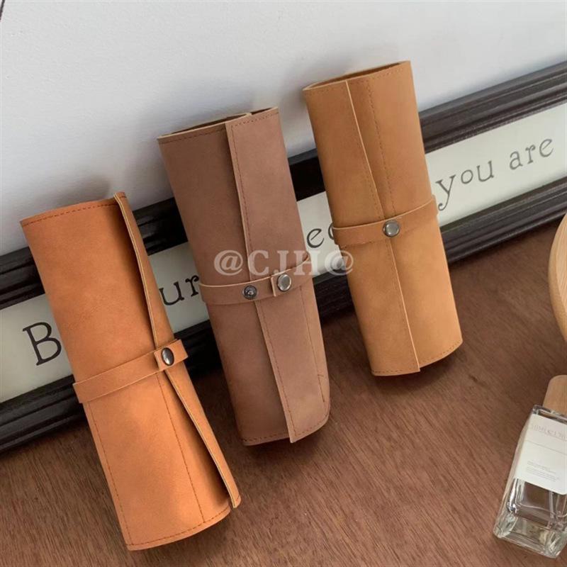 Frostet PU-skinn Rulle-opp stroppeorganisator for iWatch