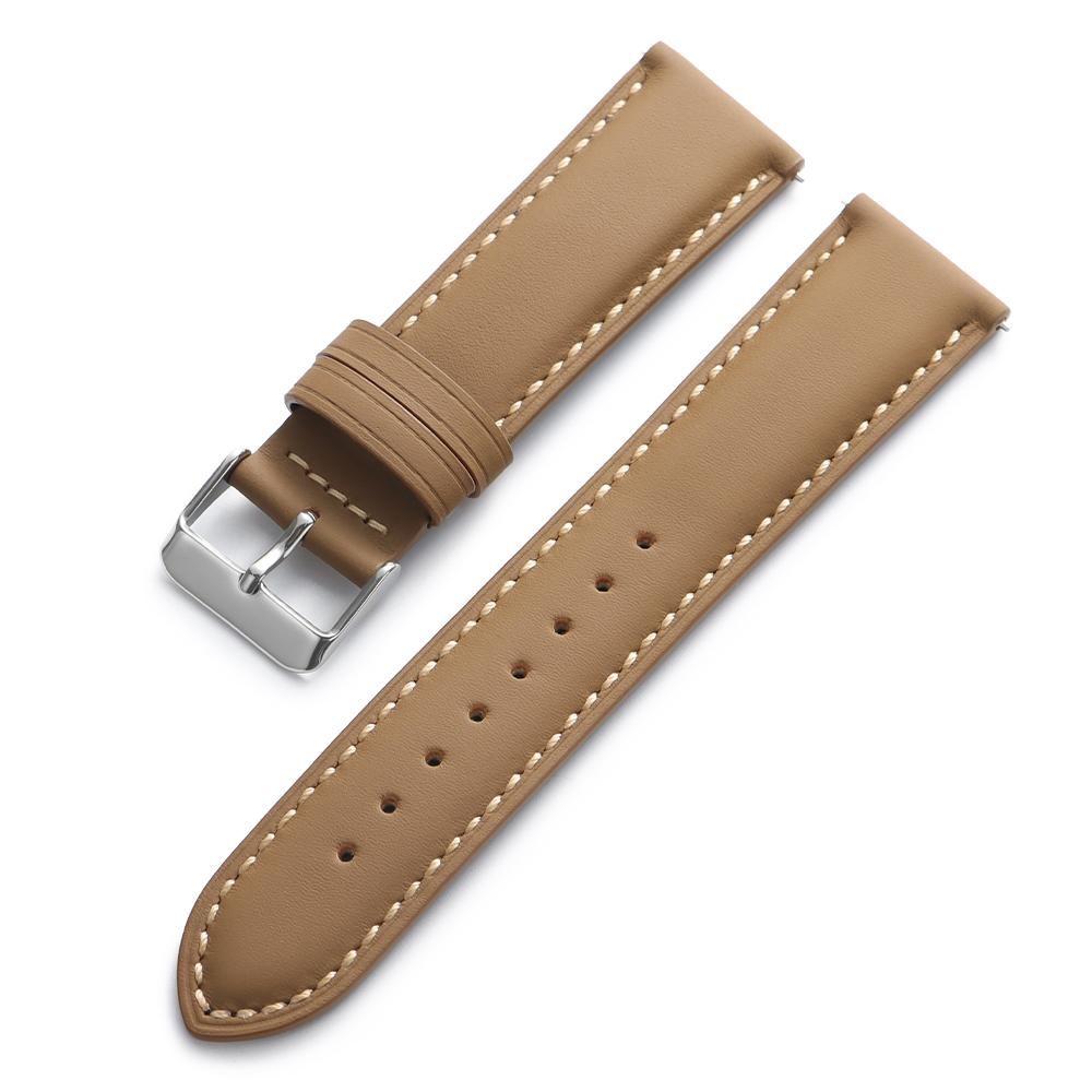 18mm 20mm 22mm Cowhide Watch Band for Omega for Seiko Strap Sport Vintage Watchband for Men Women Sport Bracelet for Smartwatch