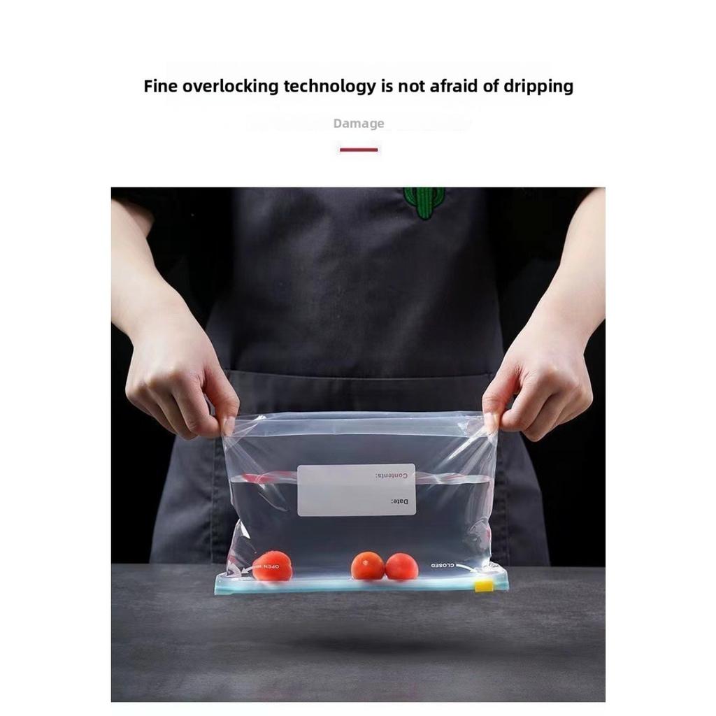 Drei Spezifikationen von Zipper-Frischhaltebeuteln, Aufbewahrungsbeutel zur Lebensmittelklassifizierung, Lebensmittel-Frischhalte-Siegelbeutel, Küchenaufbewahrung und -konservierung