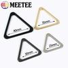 5/10Pcs Meetee 20-40mm Triangle Metal Ring Buckles Bag Strap Dog Collar Webbing Clasps Clothes Belt Hooks Hardware Accessories