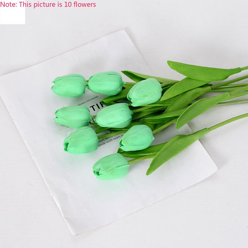 1 ks Umělé tulipány Květiny Domácí Zahradní Dekorace Květinová Kytice s Reálným Dotekem Narozeninová Oslava Svatba Dekorace Umělá Květina