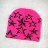 New Big Star Winter Warm Hat For Men Women Knitted Wool Beanies Skullie Autumn Winter Colors Gorros Skull Cold-Proof Bonnet