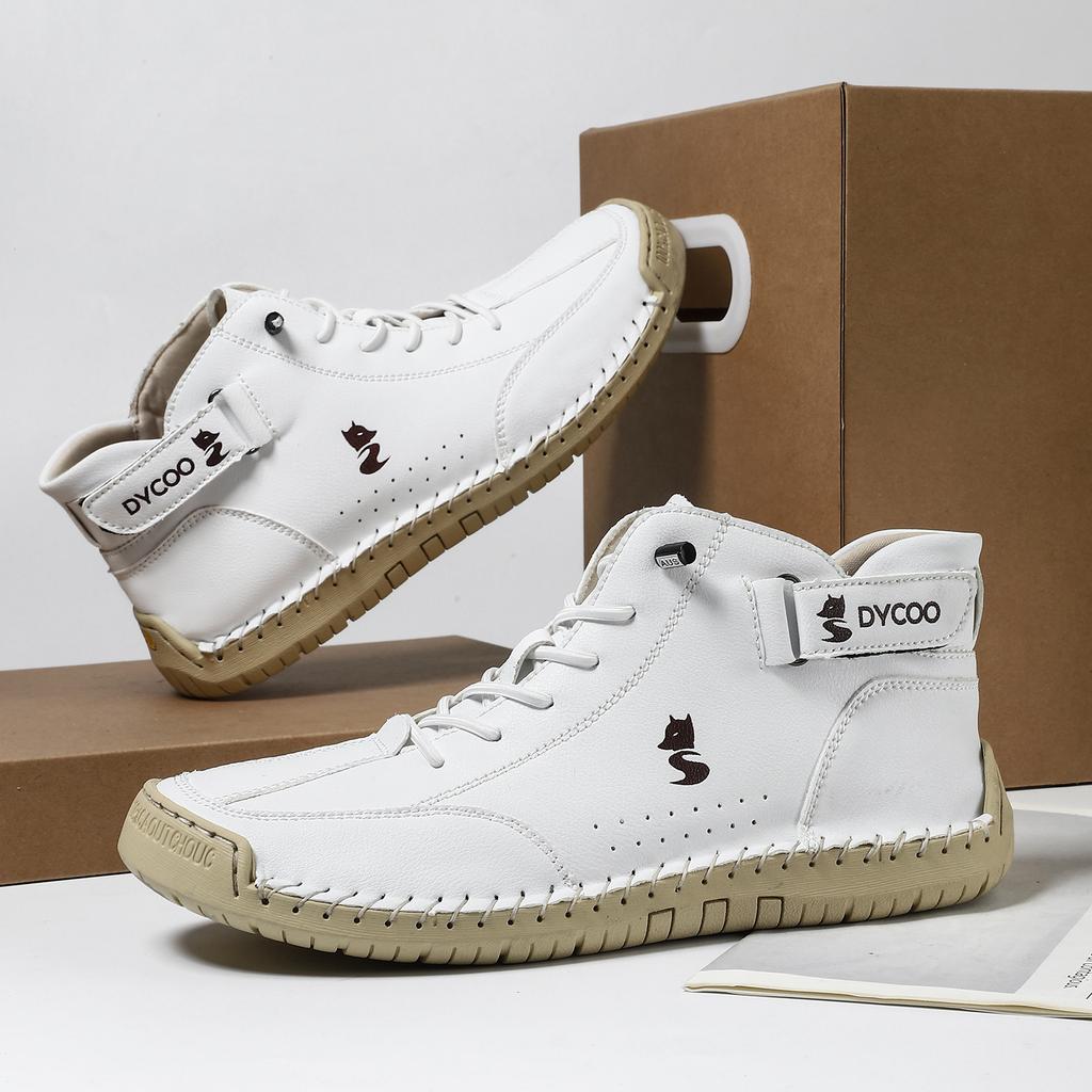 Popular Men's Shoes High-top Men's Casual Shoes Winter Shoes Martin Boots Men's Stitched Fox Shoes
