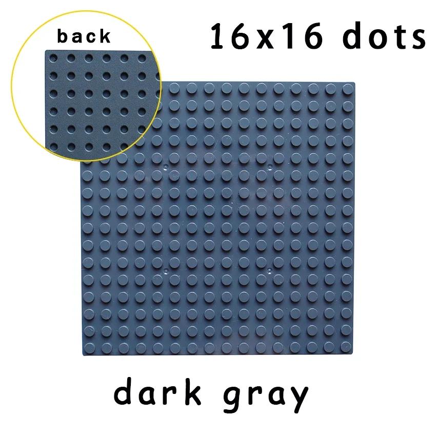 Single-sided Baseplates 16x16 Dots DIY Building Blocks Brick 3867 6098 MOC Educational Assemblage Construction Toys for Children