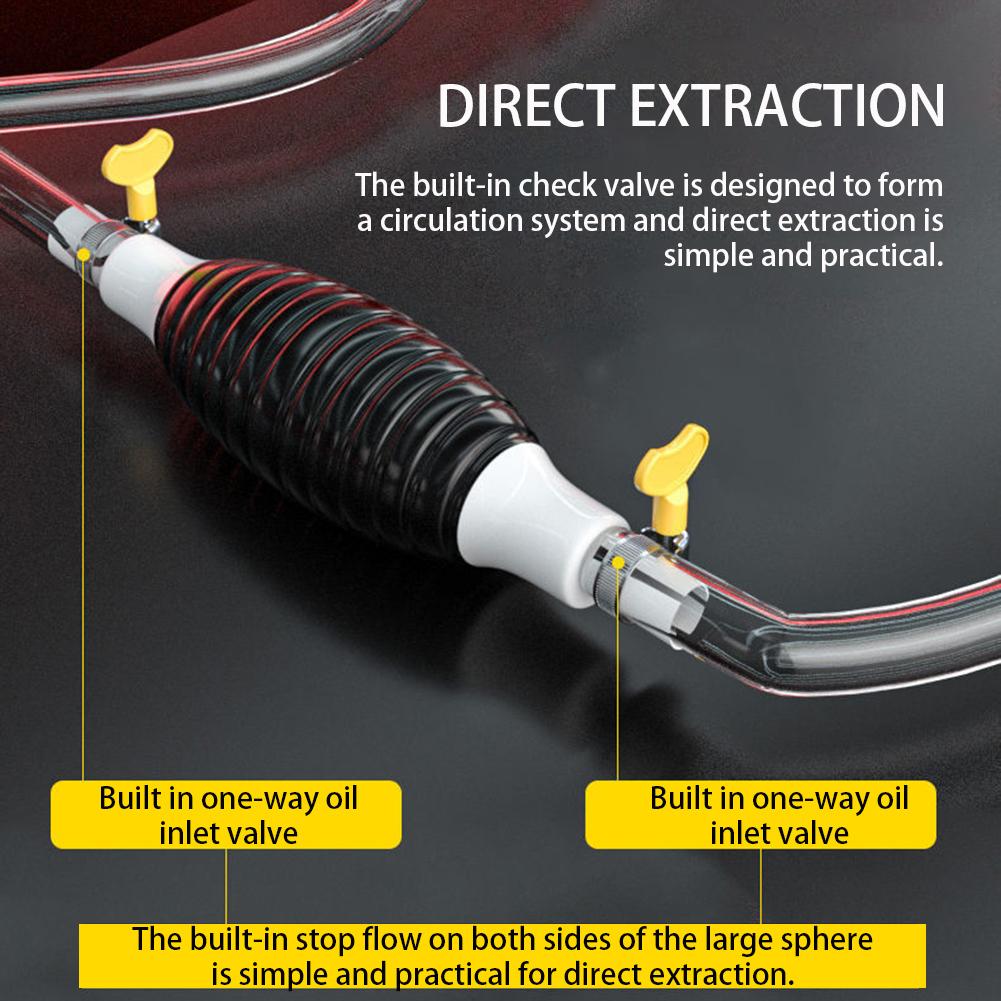 Oil Extractor Manual Gasoline Oil Absorber Hand Fuel Pump Car Sucker Petrol Diesel Liquid Pump Fuel Saver for Gas Gasoline