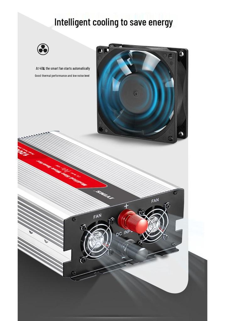 1200W Modified Sine Wave Solar Inverter for Vehicle and Home Off-grid Systems