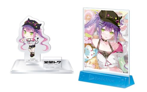 Ichiban Kuji Hololive vol.4 Mini Art Board Prize & Kyun Chara Prize Acrylic Stand Towa Tokoyami 2-piece Set