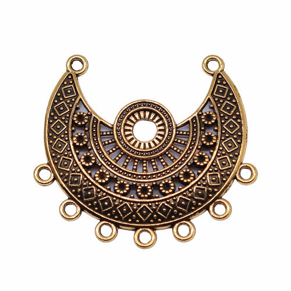 Accessories Parts Curved Necklace Connector Minimalist Jewelry Components QA013