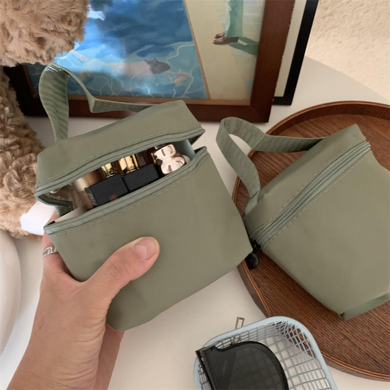 Travel Cosmetic Bag For Women Cute Mini Handbag Organizer Makeup Bags Storage Pouch For Sanitary Napkin Headphones Small Items