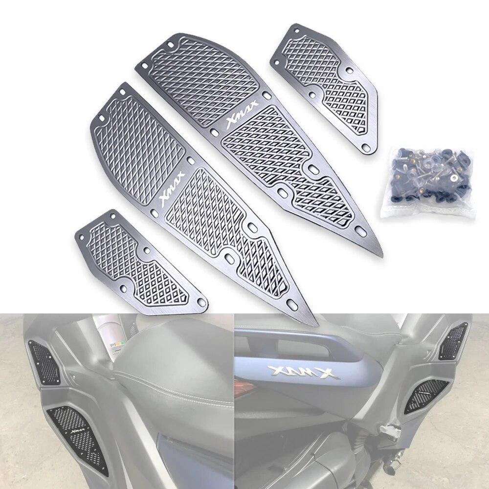 

Подставка для ног мотоцикла, подушечки для ног, педальная пластина для Yamaha X MAX XMAX 300 XMAX 400 XMAX 250 XMAX 125 2017 2018 2019, детали