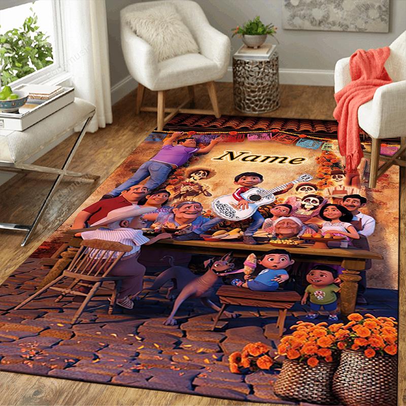 Custom 1Pc Day Dead Celebration Rug Office Carpet Indoor Outdoor Entrance Doormat Nonslip Soft And Comfortable Living Room D91626