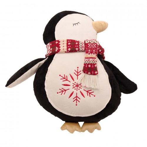 Penguin Shaped Cushion 39cm
