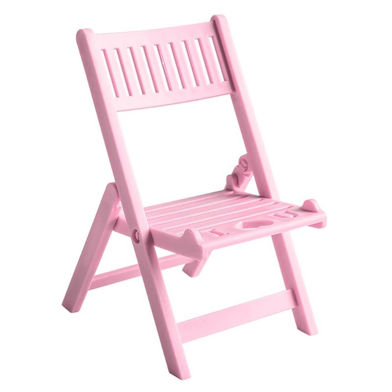 Foldable Phone Stand for Desk Chair Shape Cellphone Holder Portable Cellphone Cradle Desktop Dock Universal
