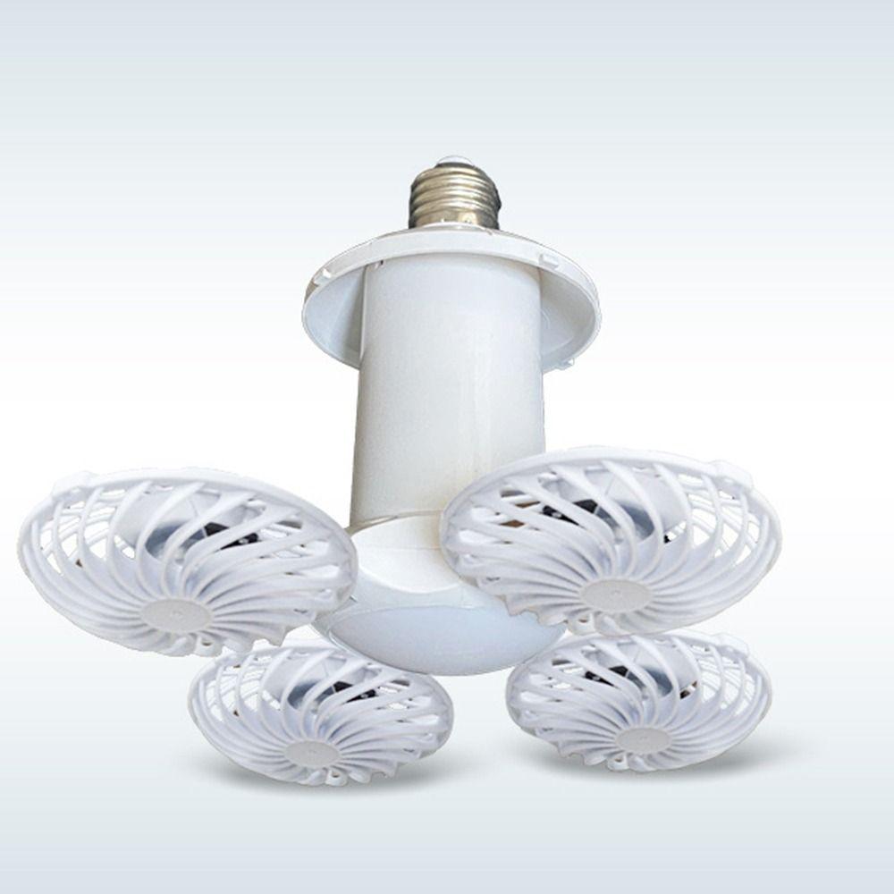 Wind Speed Adjustable LED Ceiling Fan Light 3 Lighting Modes Electric Cordless Fan  Bedroom