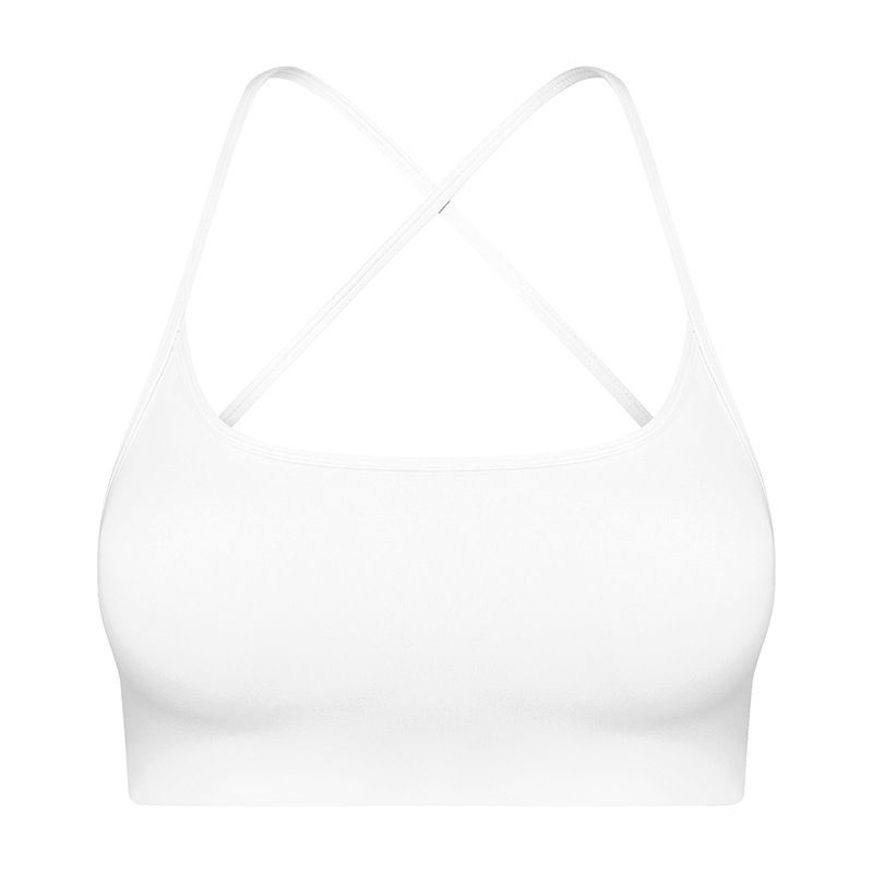 Export New Arrival Cut Out Cross Beauty Back Exercise Underwear Quick-Drying Thin Strap Running Fitness Top Sexy Yoga Bra