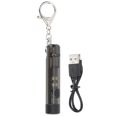Rechargeable Keychain Flashlight Ultra Light Portable Mini LED Flashlight Small Household Emergency
