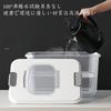 BDHD Airtight Rice Capacity with Measuring Large Capacity Rice Easy and Preserves Healthy Kitchen Transparent Grain Food Storage Rice Rice Storage