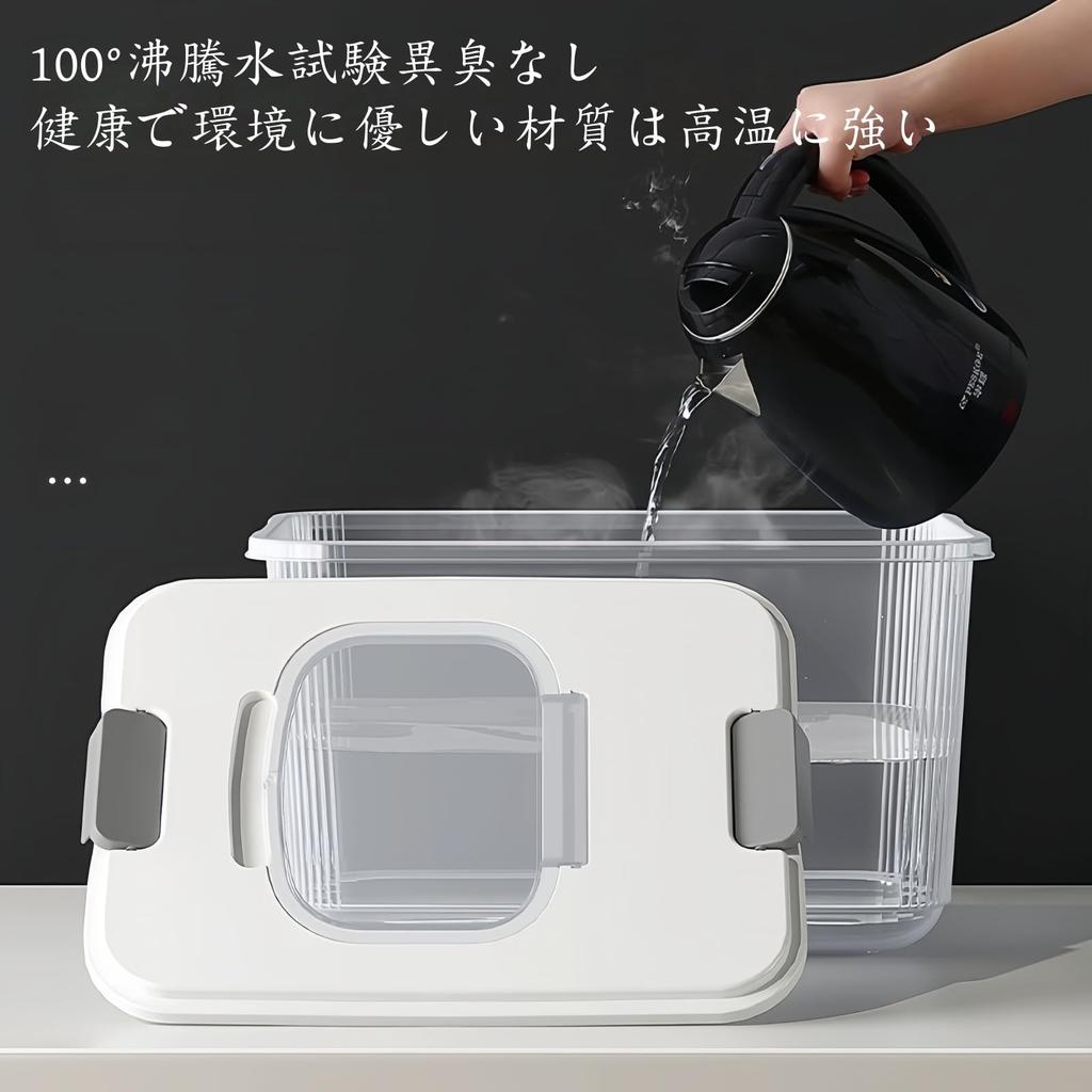 BDHD Airtight Rice Capacity with Measuring Large Capacity Rice Easy and Preserves Healthy Kitchen Transparent Grain Food Storage Rice Rice Storage
