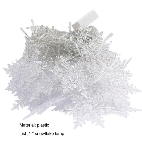 Curtain Lamp Attractive Super Bright Romantic Lighting Soft Energy-saving Decorative Waterproof Christmas Snowflake Icicle Lights