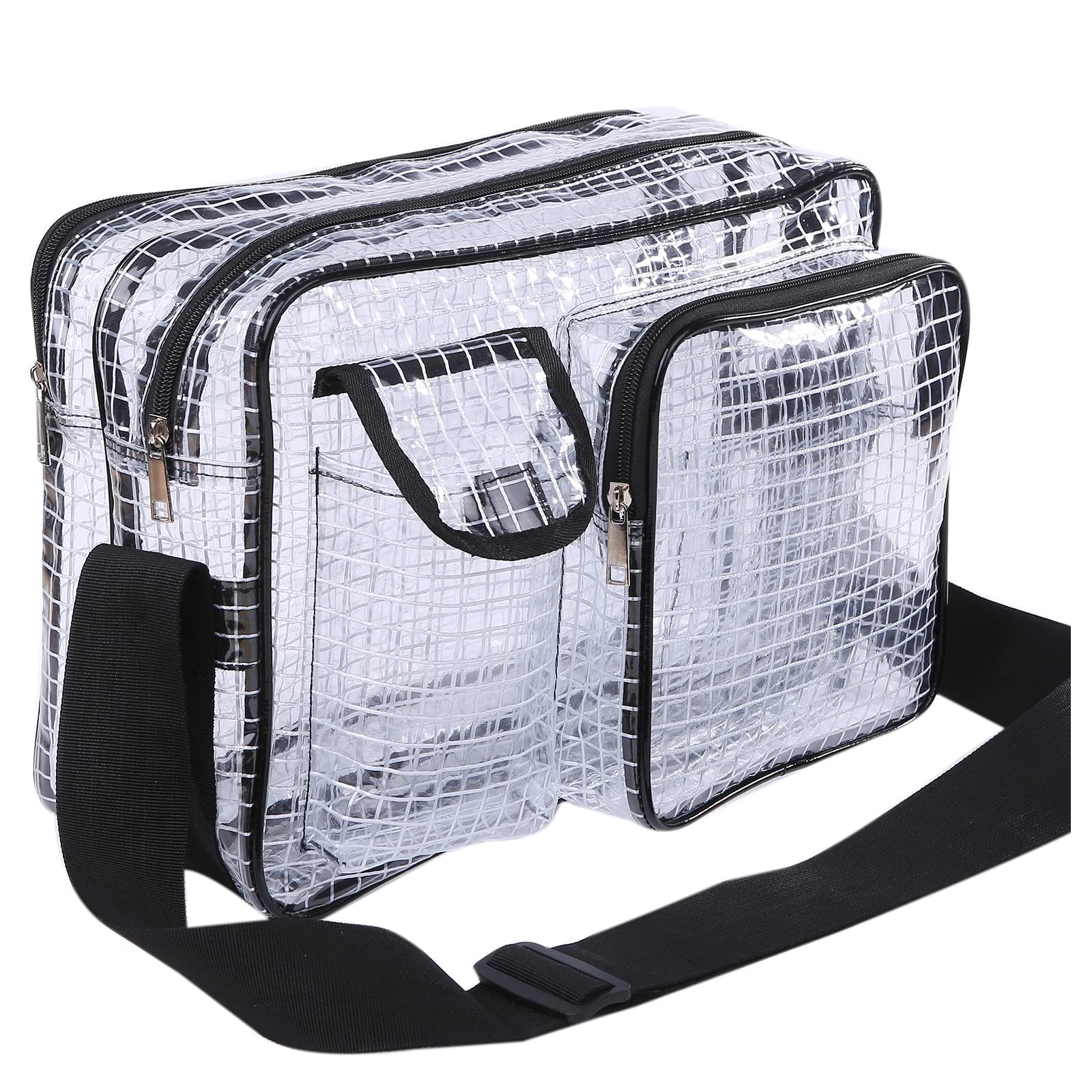 

Engineer Bag 14 Inch Transparent Shoulder Bag Clean Room Bag 35 x 25 x 21 [GooTouch] (14inch14L чистий