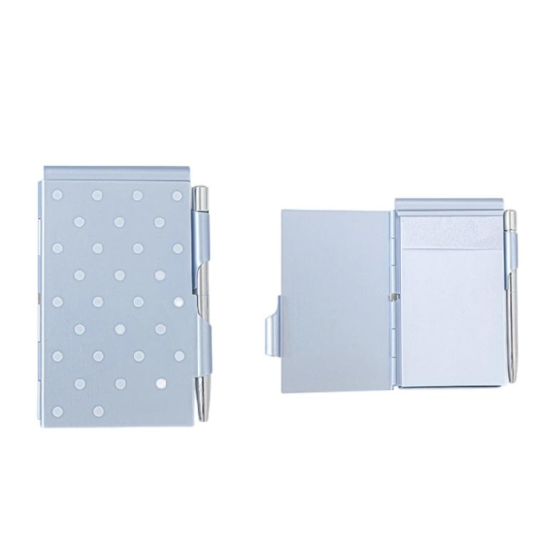 Pocket Journal Metal Writing Notepads With Ballpoint Pen For Students And Business Workers Daily Note Taking Journaling