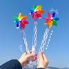 Windmühlen-Seifenblasenstab Große Kapazität Interaktiver Seifenblasenmacher Cartoon Outdoor Sommer Spielzeug für Kinder Seifenblasen-Spielset für Party Picknick Strand