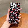 Cherry Bow Is Suitable for Apple 16Pro Mobile Phone Case Creative Iphone15plus High-end 14 Niche 13/11