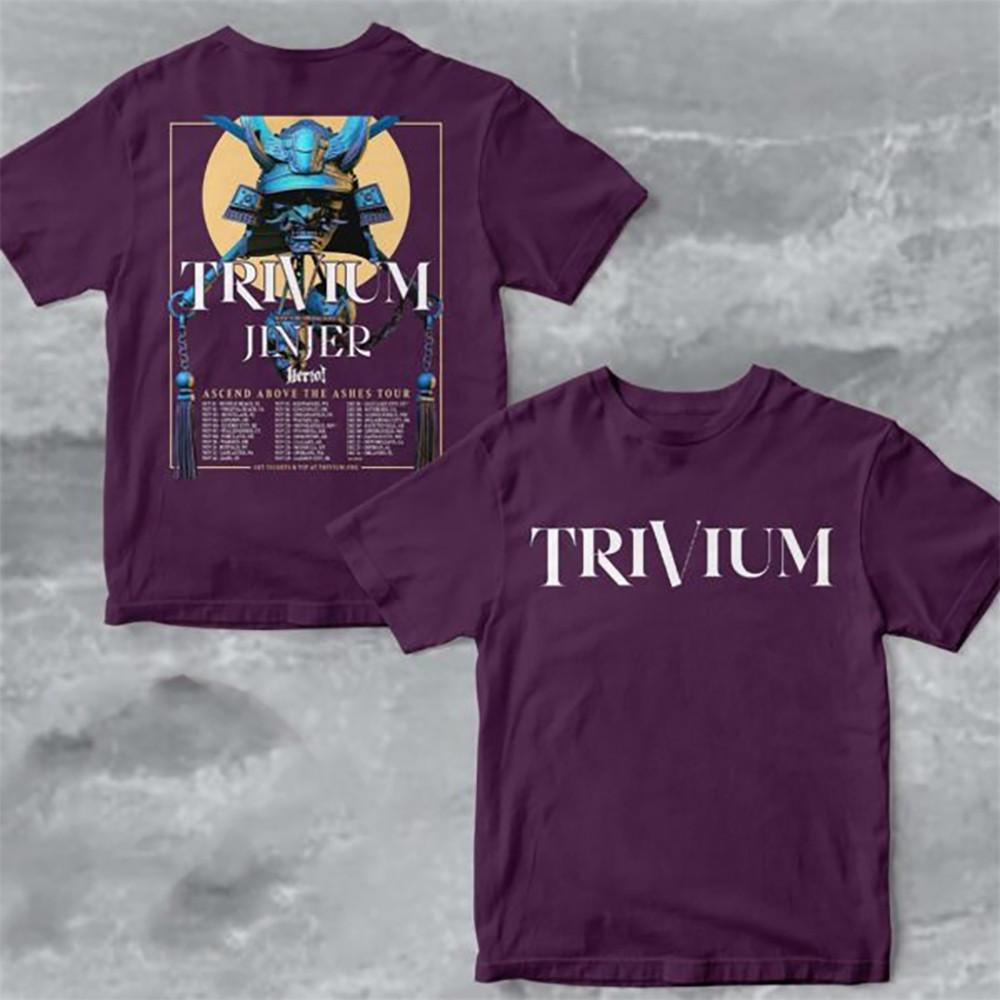 Trivium Ascend Above The Ashes Tour North America Tour Dates Two Sided T-shirt Unisex T-Shirt S