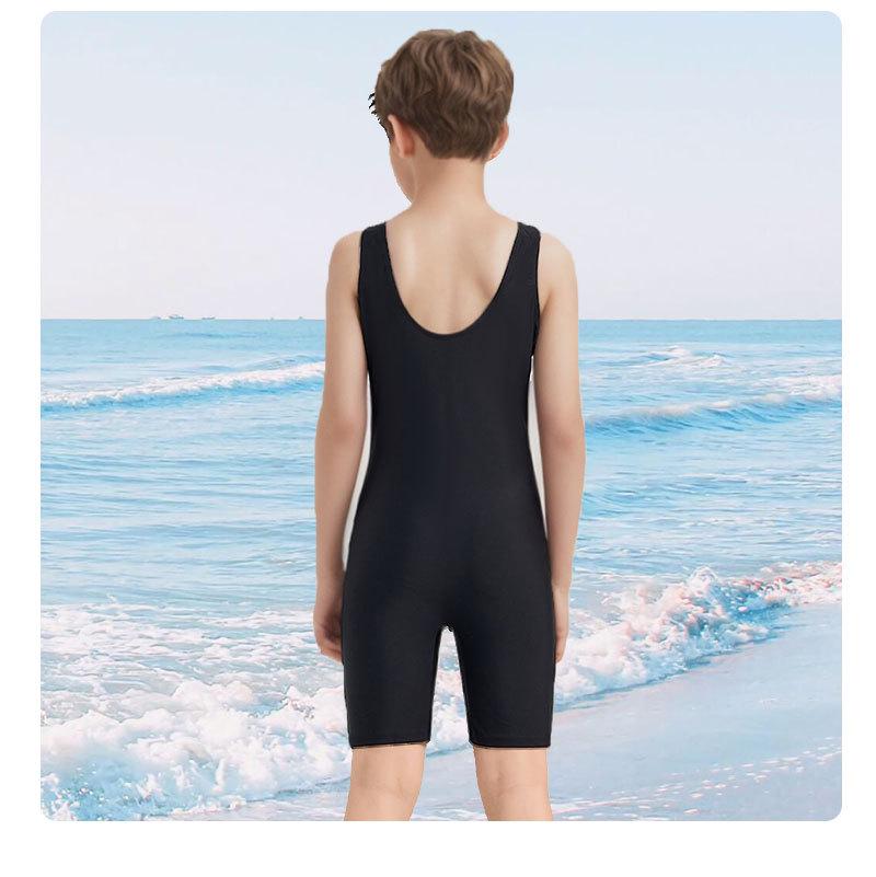 Vestă de înot profesională dintr-o singură piesă pentru băieți, pentru copii de mărime medie și mare