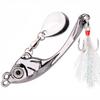 Colorful Alloy Spinnerbait with Long Vibrating Action for Fishing