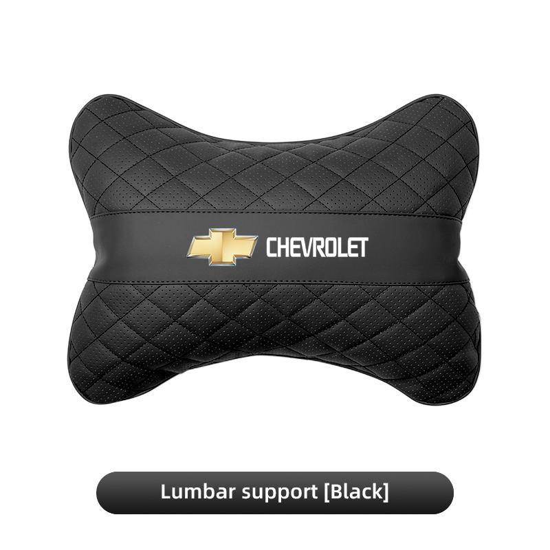 Keychain Leather Car Seat Headrest Lumbar Support Pillow Comfort Auto Interior For Chevrolet Cruze Captiva Spark Z71 Beat Volt