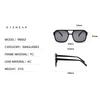 Women's sunglasses, men's and women's square double-beam sunglasses, retro large-frame pilot sunglasses.