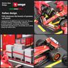 In Stock Bburago F1 1:43 Ferrari Sf24 #16 #55 Pit Pass 6pcs Maintenance Worker Doll Diecast Model Piece Pit Crew Toys Gift