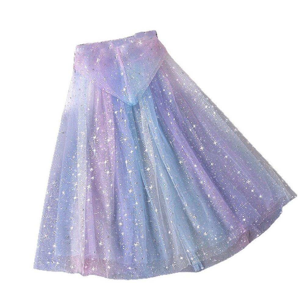 Sequins Girls Princess Cape Cute Girl Tulle Cloak New Children Costume Cloak Carnival Party