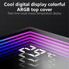 ARGB 6 Heat Pipe CPU Coolers Intelligent Temperature Display Radiators Air Coolers Quiet ARGB Cooling Fan for LGA 1851