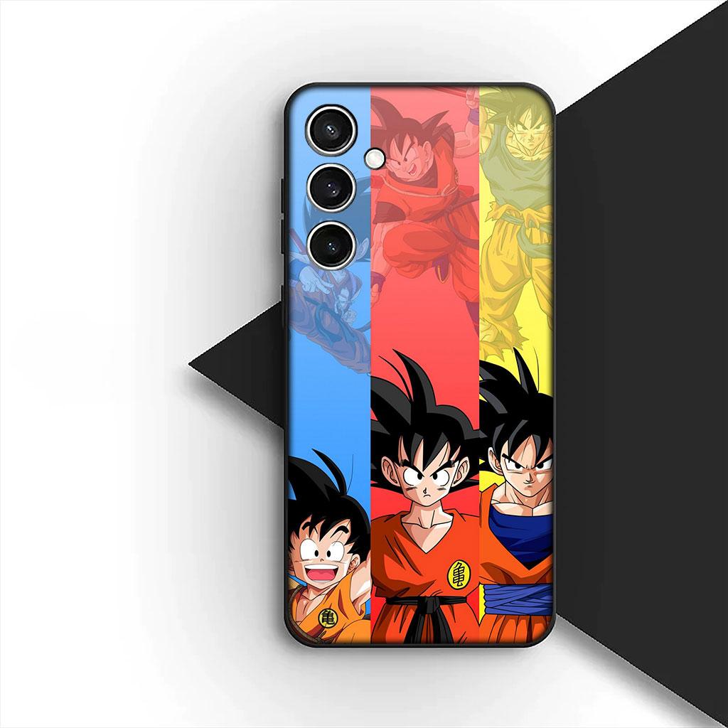 Cover for Samsung Galaxy S25 S24 S23 FE Ultra Plus S7 Edge S25+ S23+ A56 5G Case Dragons Gokus Balls DragonBalls Vegeta Super