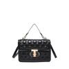 Premium Simple Small Bag Women's 2025 Autumn and Winter New Diamond Grid Embroidered Thread Handbag Versatile Messenger Small Square Bag