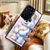 Phone Case: 2D Flat Samsung Galaxy A34 A35 M05 M06 S20 S22 S21 FE Plus 5G Protective Case, Couple Style, Cute Little White Bear, Christmas and Hallowe