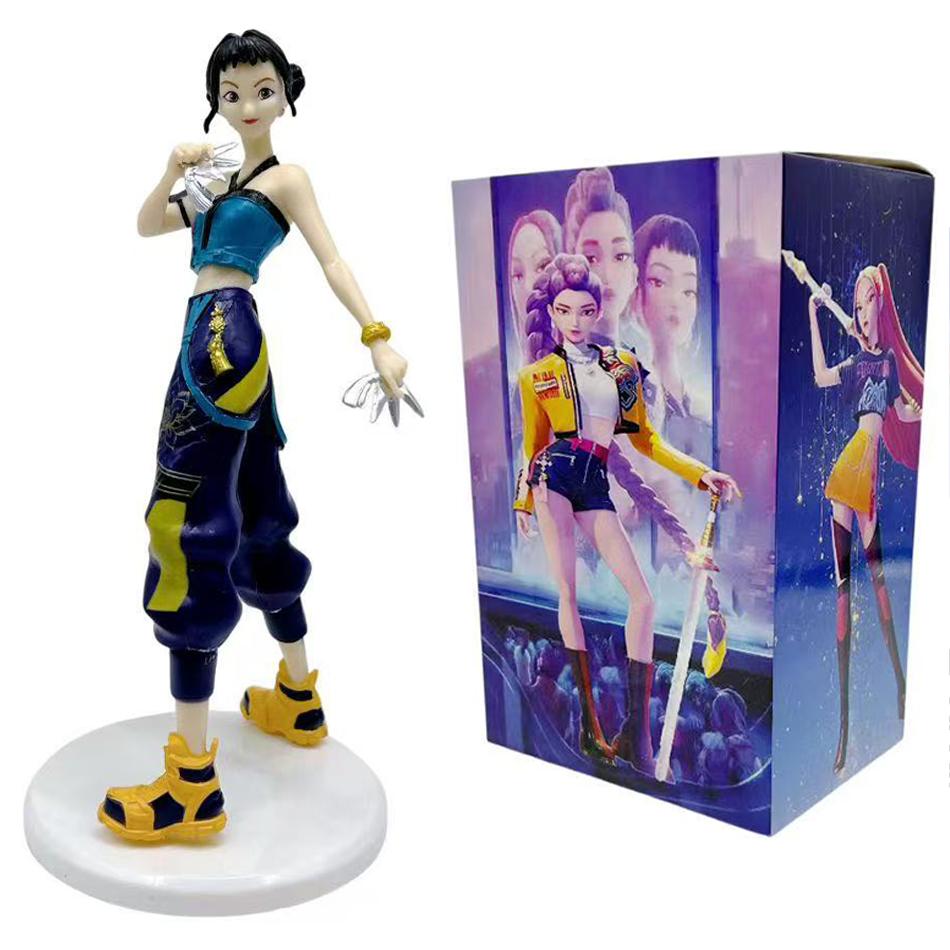 New    Anime KPop Devil Hunter Doll Toy Rumi Mira Zoi Character PVC Model Ornament Toy Fans Birthday Gift