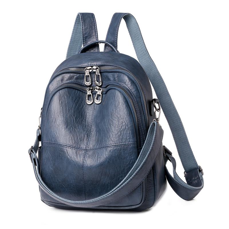 High Quality Youth PU Leather Backpacks For Teenage Girls Female School Bag  Backpacks  New Fashion Woman Backpack