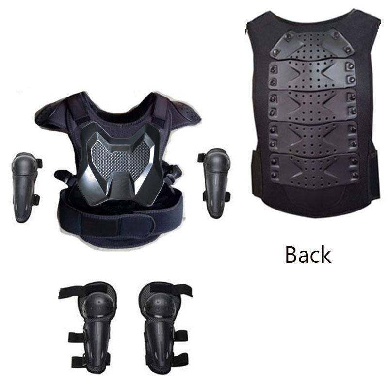 Kids Full Body Armor Motocross Off-Road Protective Vest Suit Anti-Impact with Knee & Elbow Guards for Boys And Girls 4-13 Years