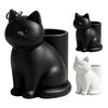 Luxe Bureaublad Decoratie Schattige Kat Pennenhouder, 3D Geprint Kitten Potloodbeker, Multifunctioneel Zacht Decoratie Accessoire Bureau-organizer voor