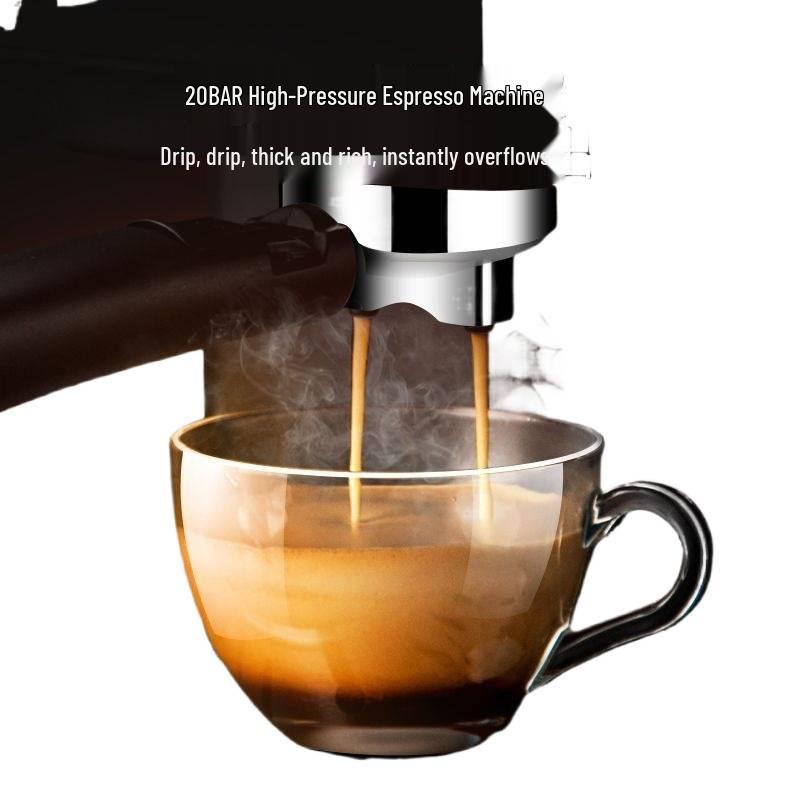 Compact Espresso Machine with Milk Frother for Home and Office