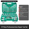 Car Repair Socket Wrench and Ratchet Set - Comprehensive Auto Repair and Maintenance Tool Set
