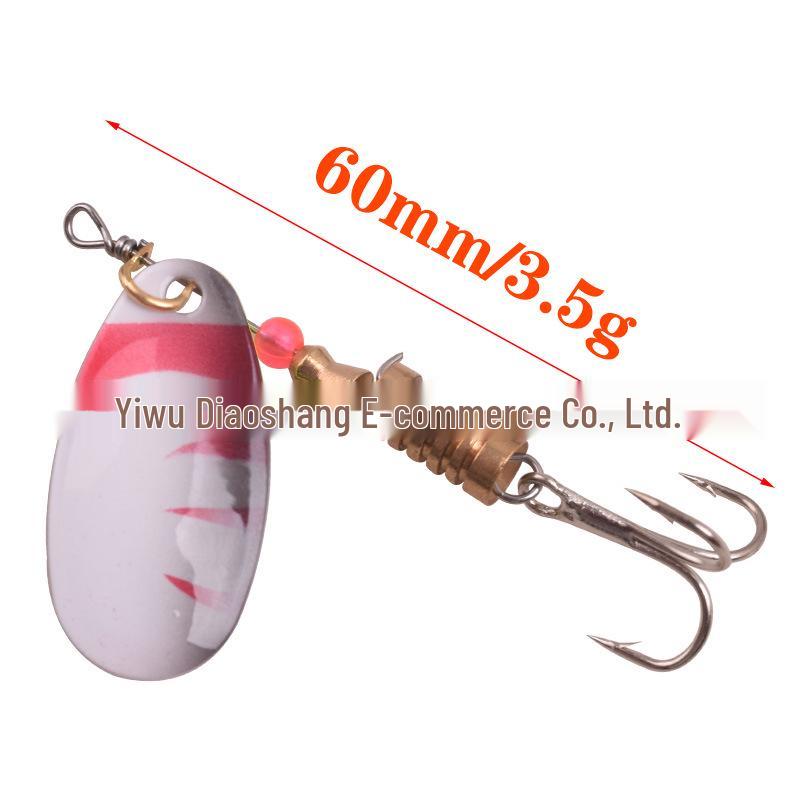 Rotating Hand-Cranked Sequin Blade Spinner Lure Set