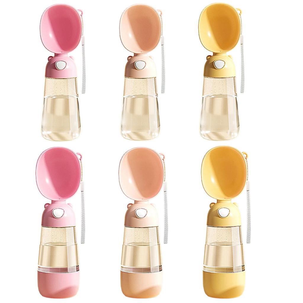 Cats Compact Dogs Cats Water Bottle for Dogs Travel Outdoor Pet Water Dispenser Feeder Cup with Dogs Food Storage Box